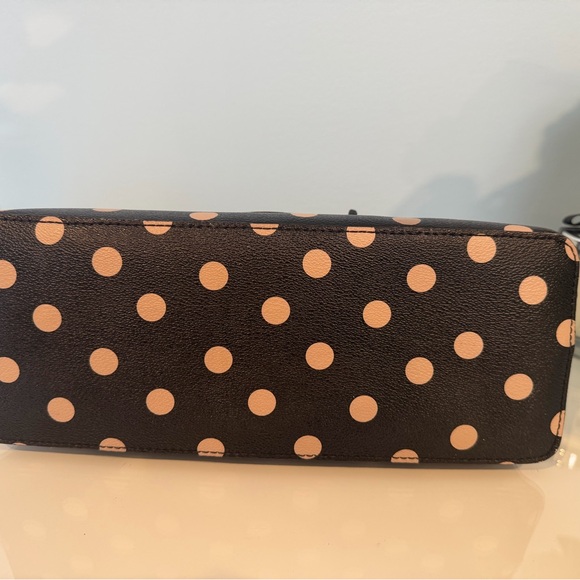Kate Spade Black and cream Dot Satchel - Picture 6 of 8